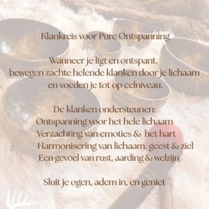 klankschalen cacao soundhealing ceremony